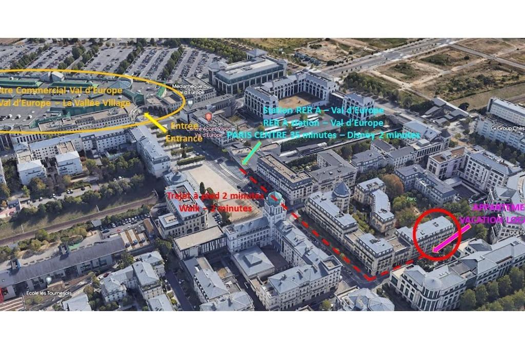 Appartement Familial 8 Personnes Proche De Disney Et Paris Chessy  Extérieur photo
